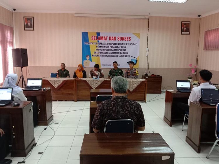 Babinsa Dan Bhabinkamtibmas Hadiri dan Pantau Ujian Seleksi Perangkat Desa