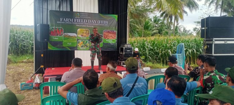 Danramil 10/ Bawang Hadiri Farm Field Day & Sekolah Lapang Tanam Terpadu Tahun 2025 